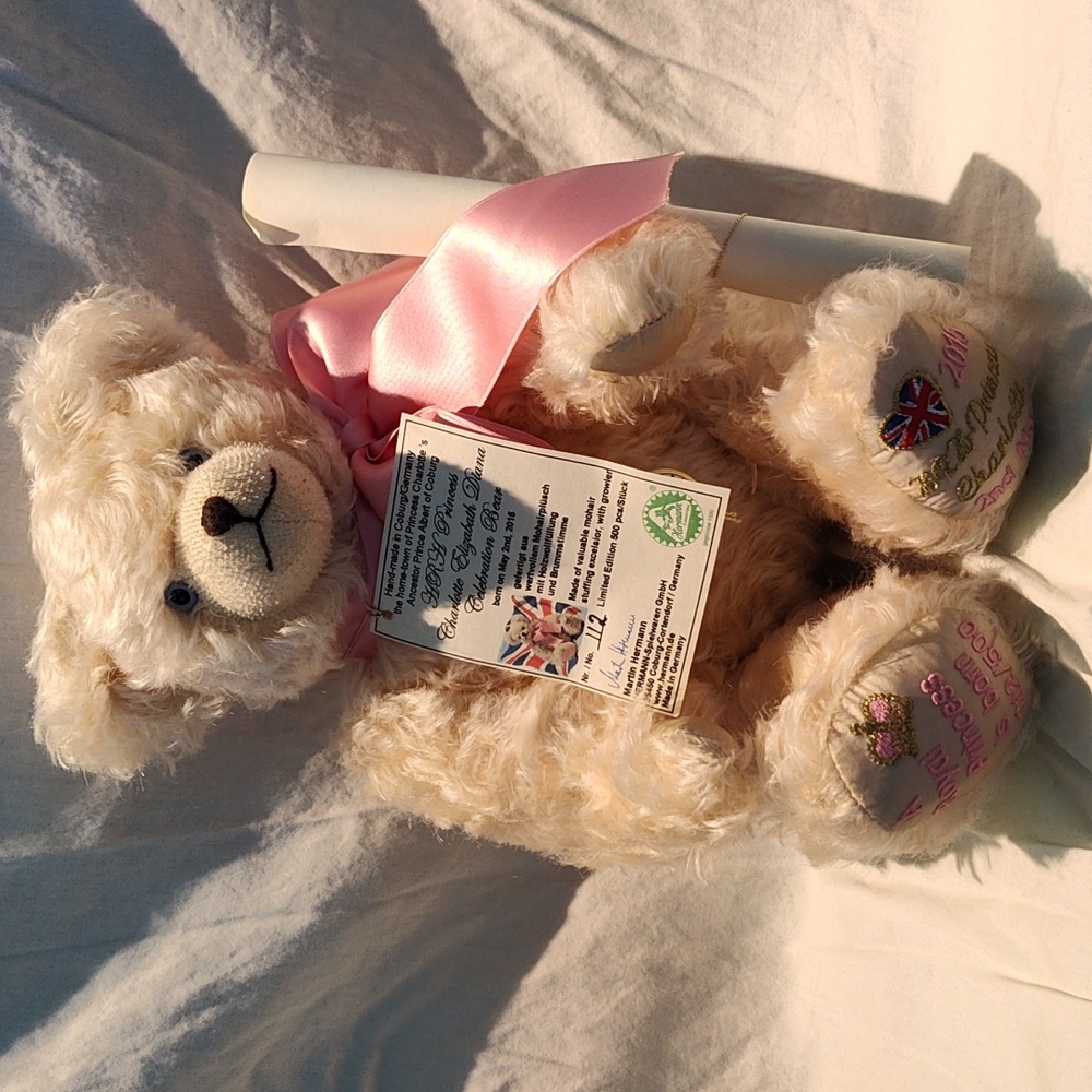 Hermann LE Princess Charlotte Mohair Teddy Bear